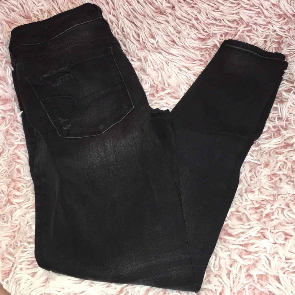 Black super stretch American Eagle Jeans